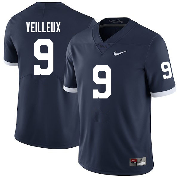 Men #9 Christian Veilleux Penn State Nittany Lions College Football Jerseys Sale-Retro - Click Image to Close